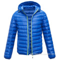 Young Men Fashion Blue Polyester Down Jacket (AM093)